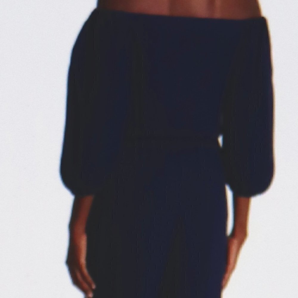 THEORY Off the Shoulder Classic Jumpsuit Size M - Picture 5 of 7